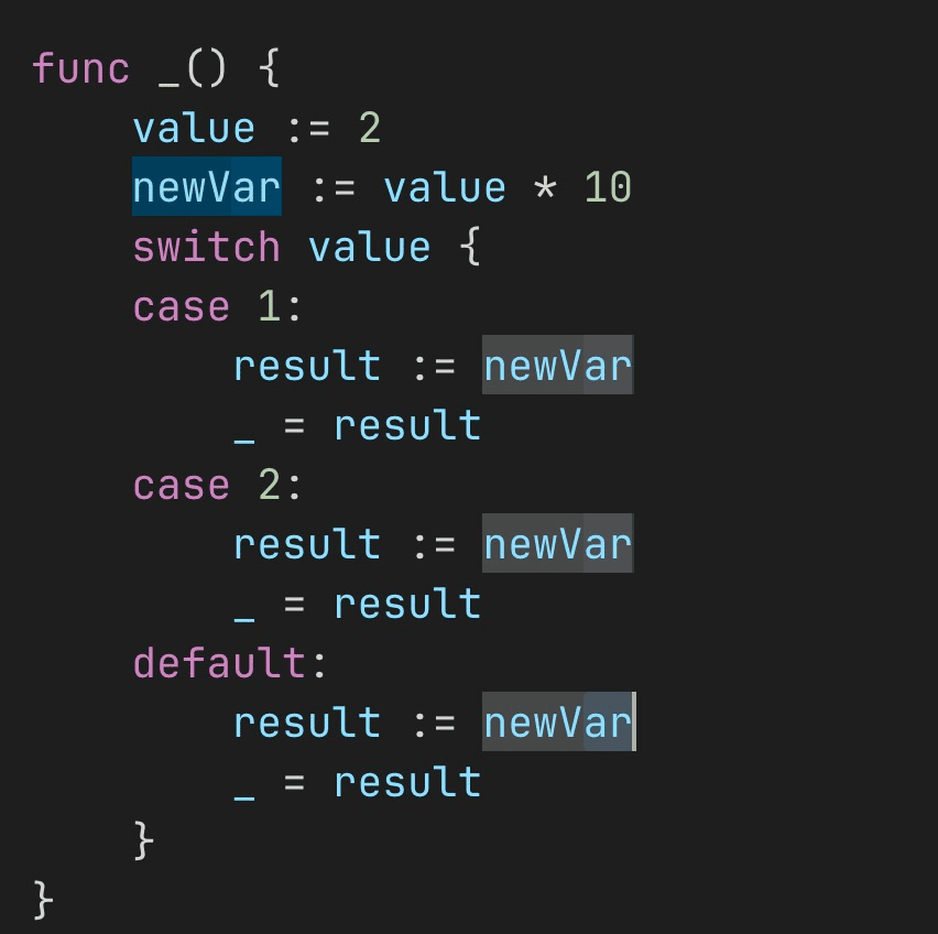 After extracting all occurrences of EXPR